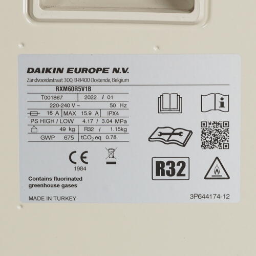 Купить Кондиционер настенный сплит-система Daikin FTXM60R/RXM60R белый  5341674. Характеристики, отзывы и цены в Донецке