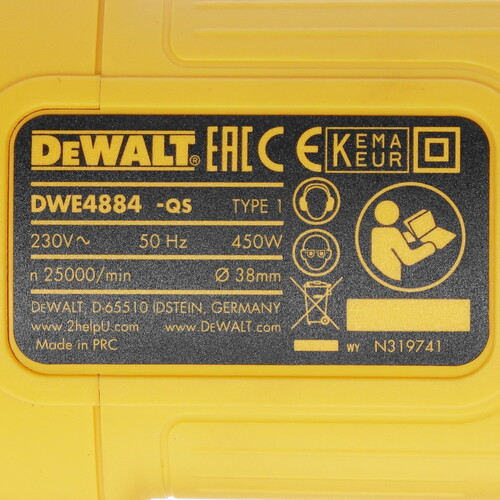 Купить Гравировальная машина DeWalt DWE4884  7957212. Характеристики, отзывы и цены в Донецке