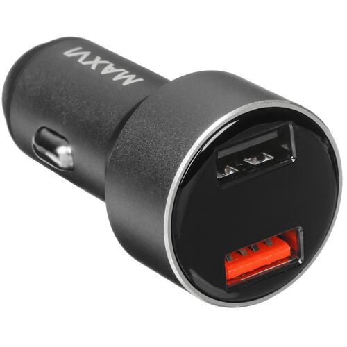 Купить Автомобильное ЗУ Maxvi CCM-M542 LED серебристый  5366932. Характеристики, отзывы и цены в Донецке