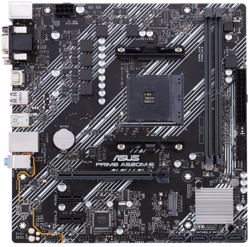 Купить Материнская плата ASUS PRIME A520M-E/CSM  5463176. Характеристики, отзывы и цены в Донецке