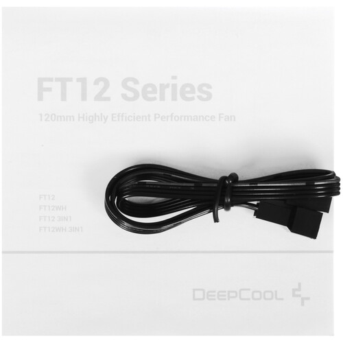 Купить Вентилятор DEEPCOOL FT12  черный  5495526. Характеристики, отзывы и цены в Донецке
