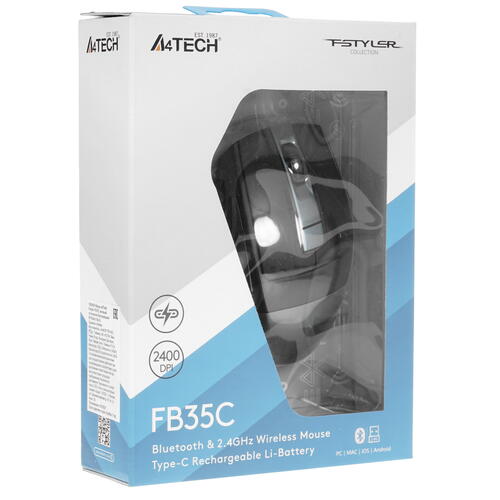 Купить Мышь беспроводная A4Tech Fstyler FB35C  4888871. Характеристики, отзывы и цены в Донецке