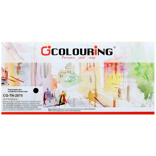 Купить Картридж лазерный Colouring CG-TN2075 черный  0137368. Характеристики, отзывы и цены в Донецке