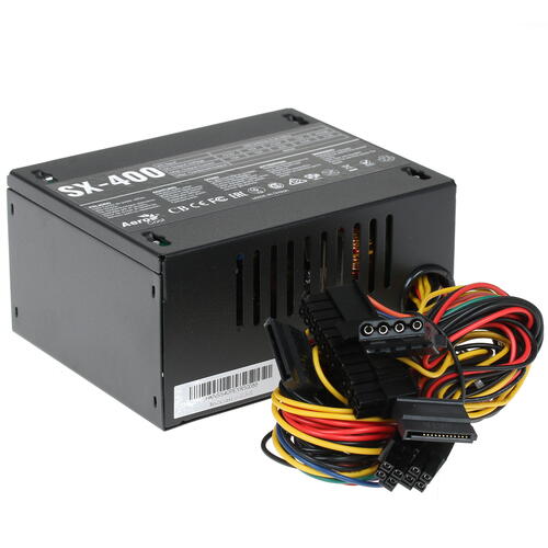 Купить Блок питания AeroCool SX-400 [SX-400] черный  1359148. Характеристики, отзывы и цены в Донецке