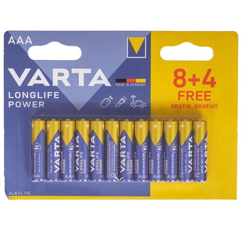 Купить Батарейка Varta Longlife Power AAA (LR03/FR03)  9268617. Характеристики, отзывы и цены в Донецке