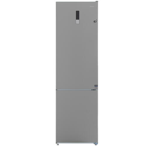 Купить Холодильник с морозильником  DEXP B4-39AMA серебристый  9049275. Характеристики, отзывы и цены в Донецке