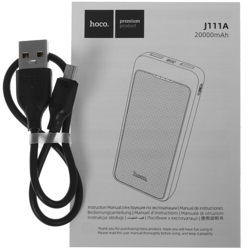 Купить Портативный аккумулятор Hoco J111A черный  5475235. Характеристики, отзывы и цены в Донецке