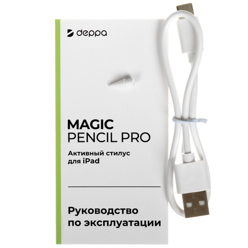 Купить Стилус Deppa Magic Pencil Pro для Apple iPad белый  5475525. Характеристики, отзывы и цены в Донецке
