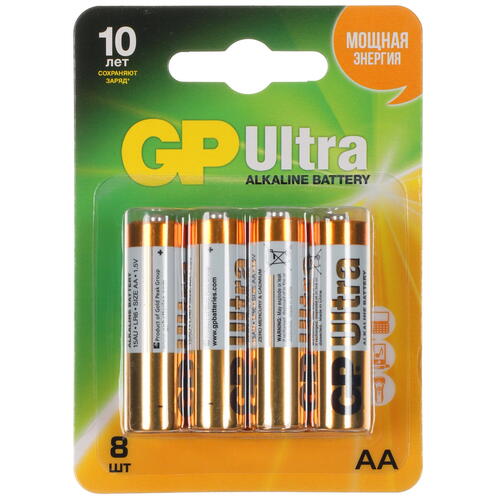 Купить Батарейка GP Ultra AA / AA (LR6/ER14505/FR6/R6P)  5416666. Характеристики, отзывы и цены в Донецке