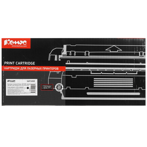 Купить Картридж лазерный Комус 56F5X0E черный, с чипом  9141513. Характеристики, отзывы и цены в Донецке