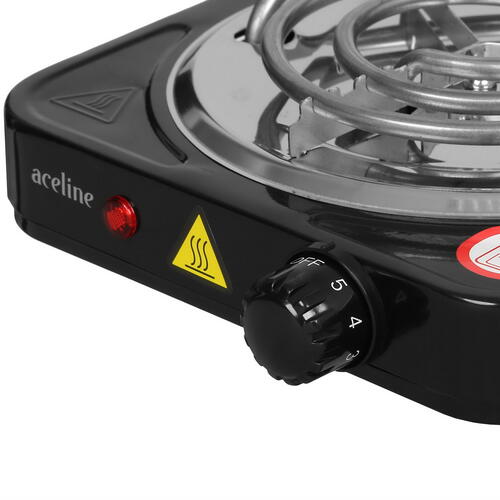 Купить Плита компактная электрическая Aceline CS-010b черный  5414629. Характеристики, отзывы и цены в Донецке