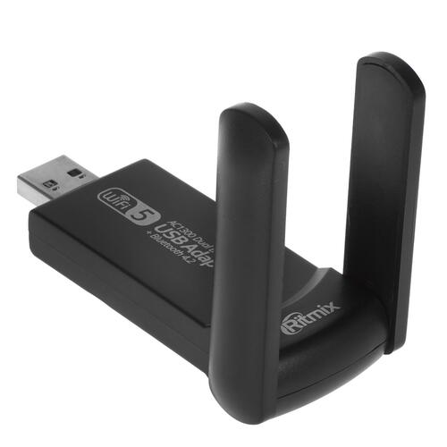 Купить Wi-Fi адаптер + Bluetooth RITMIX RWA-650  5366602. Характеристики, отзывы и цены в Донецке