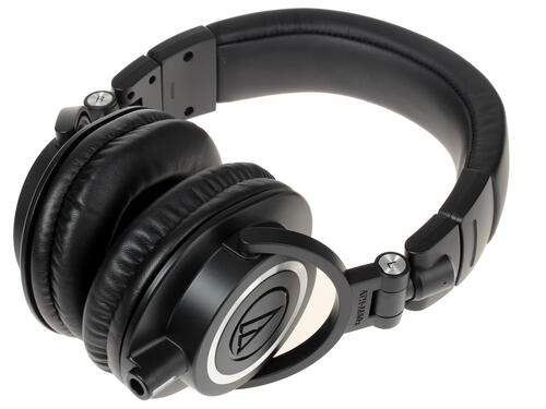 Купить Проводные наушники Audio-Technica ATH-M50X черный  6670635. Характеристики, отзывы и цены в Донецке