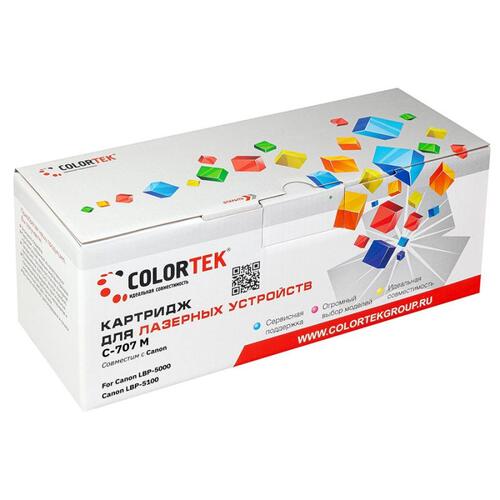 Купить Картридж лазерный Colortek 707 M пурпурный  5367163. Характеристики, отзывы и цены в Донецке