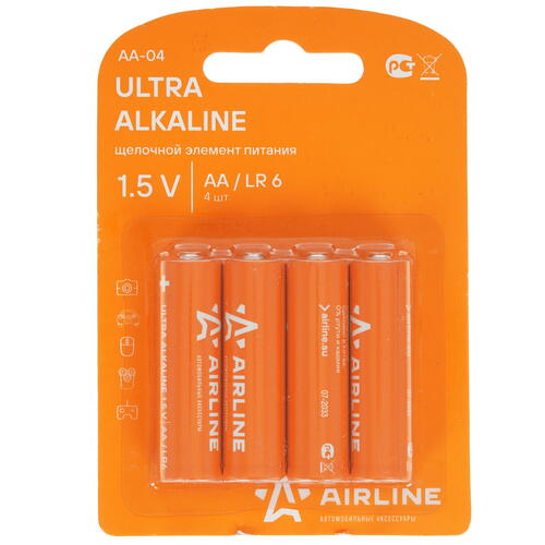 Купить Батарейка Airline Ultra AA / AA (LR6/ER14505/FR6/R6P)  9106291. Характеристики, отзывы и цены в Донецке