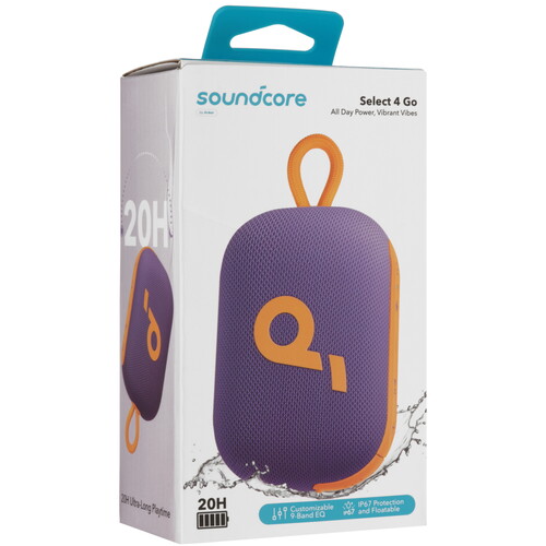 Купить Портативная колонка Anker Soundcore Select 4 Go, фиолетовый  5616937. Характеристики, отзывы и цены в Донецке