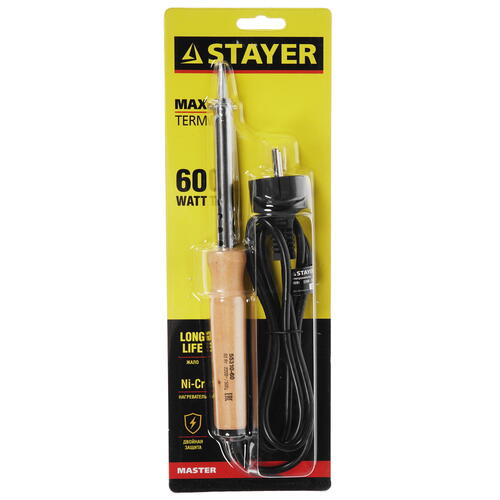 Купить Паяльник Stayer MAXTerm 55310-60  1361888. Характеристики, отзывы и цены в Донецке