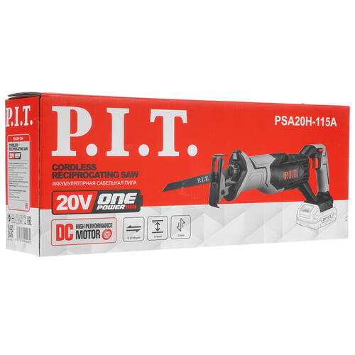 Купить Сабельная пила P.I.T. PSA20H-115A OnePower 20V  , Без ЗУ, Без АКБ  5333668. Характеристики, отзывы и цены в Донецке