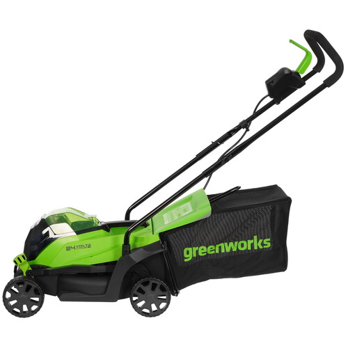Купить Газонокосилка аккумуляторная GreenWorks GD24LM33K4 24V  9969001. Характеристики, отзывы и цены в Донецке