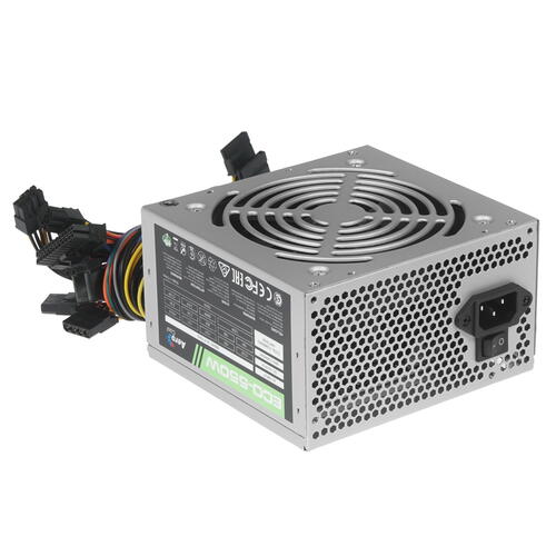 Купить Блок питания AeroCool ECO 550W [4710700957899] серый  1303109. Характеристики, отзывы и цены в Донецке