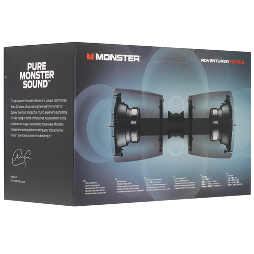Купить Портативная аудиосистема MONSTER Adventurer Force, черный  9272091. Характеристики, отзывы и цены в Донецке
