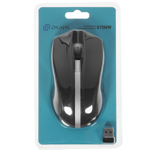 Купить Мышь беспроводная Oklick 615MW [412860] черный  4787974. Характеристики, отзывы и цены в Донецке