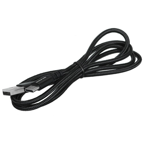 Купить Кабель круглый Borofone USB Type-C - USB 2.0 Type-A черный 1 м  5474981. Характеристики, отзывы и цены в Донецке