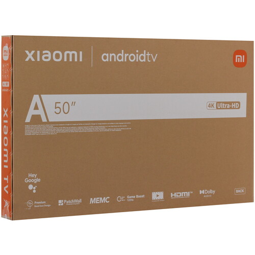 Купить 50" (127 см) Телевизор Xiaomi TV A 50 2026 черный  5639550. Характеристики, отзывы и цены в Донецке