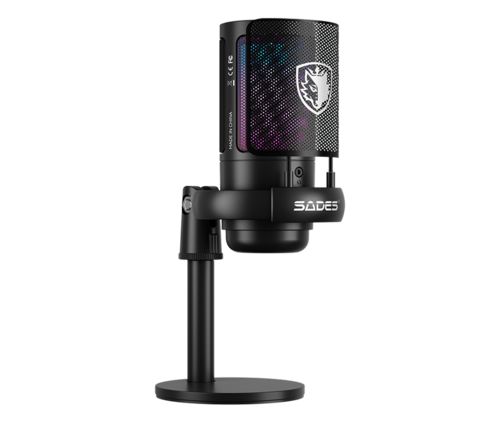 Купить Микрофон Sades Tyto черный  5604580. Характеристики, отзывы и цены в Донецке