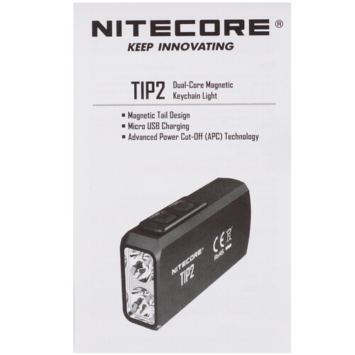 Купить Фонарь Nitecore TIP2 Black  9170824. Характеристики, отзывы и цены в Донецке