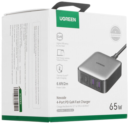 Купить Сетевое зарядное устройство Ugreen CD327 серый  5478759. Характеристики, отзывы и цены в Донецке