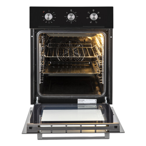 Купить Электрический духовой шкаф Gressel RU477ES16000 черный  9284043. Характеристики, отзывы и цены в Донецке