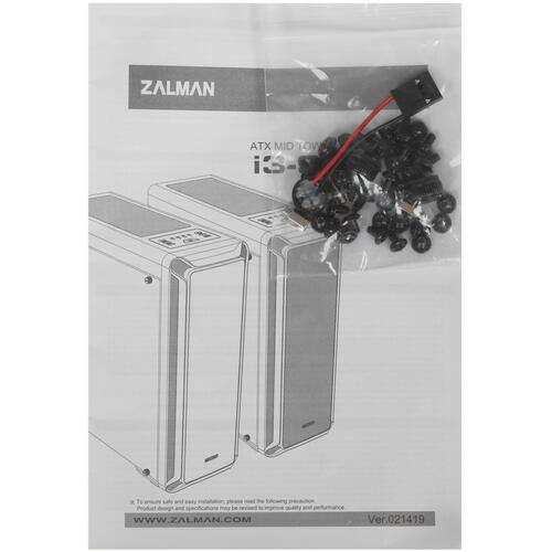 Купить Корпус ZALMAN i3 Edge  черный  1259706. Характеристики, отзывы и цены в Донецке