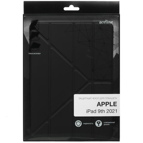 Купить Чехол-книжка Aceline Origami для Apple iPad (7-9th Gen) черный  5087817. Характеристики, отзывы и цены в Донецке