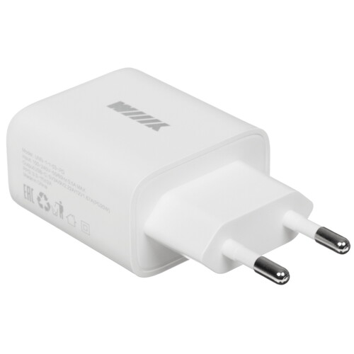 Купить Сетевое зарядное устройство WIIIX UNN-1-1-03-PD белый  5626279. Характеристики, отзывы и цены в Донецке