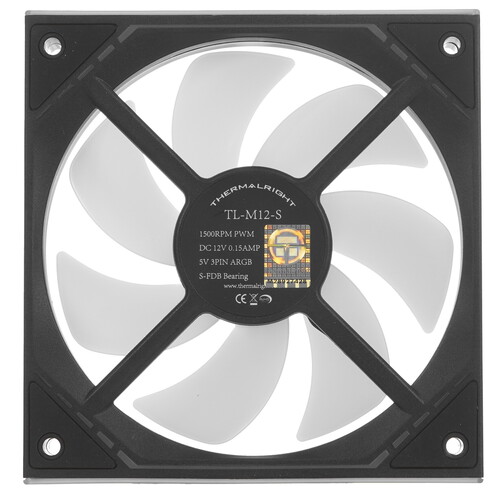 Купить Вентилятор Thermalright TL-M12-S  черный  5615333. Характеристики, отзывы и цены в Донецке