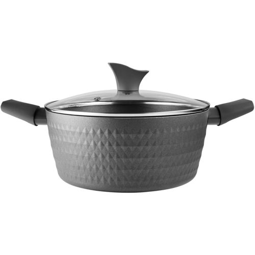 Купить Кастрюля Polaris Kontur-24C 4.2 л 24 см черный  9139972. Характеристики, отзывы и цены в Донецке