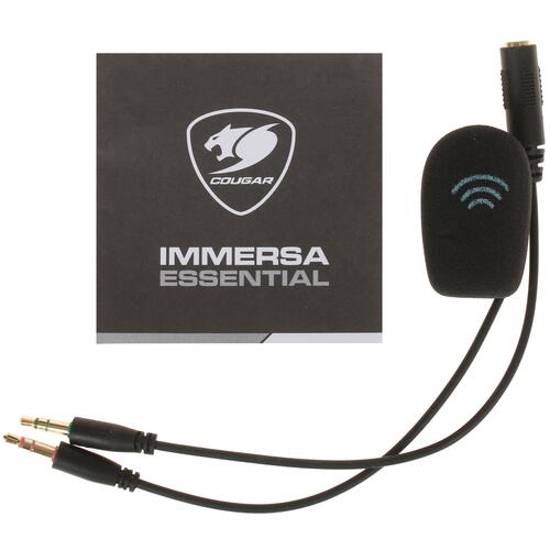 Купить Проводные наушники COUGAR IMMERSA ESSENTIAL черный 2021  4712084. Характеристики, отзывы и цены в Донецке