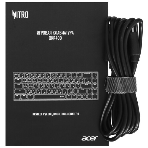 Купить Клавиатура  проводная + беспроводная Acer Nitro OKR400  9303813. Характеристики, отзывы и цены в Донецке