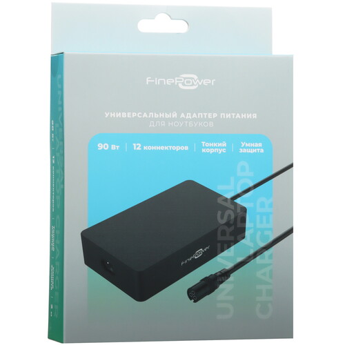 Купить Адаптер питания сетевой FinePower TF-90W Slim  9059244. Характеристики, отзывы и цены в Донецке