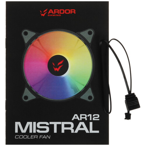 Купить Комплект вентиляторов ARDOR GAMING Mistral AR12 Kit 5in1  черный  5431573. Характеристики, отзывы и цены в Донецке