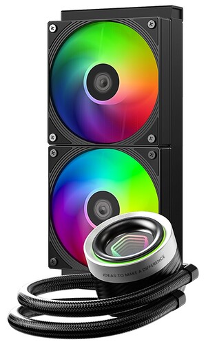 Купить Система охлаждения ID-COOLING FX240 INF черная  5485354. Характеристики, отзывы и цены в Донецке