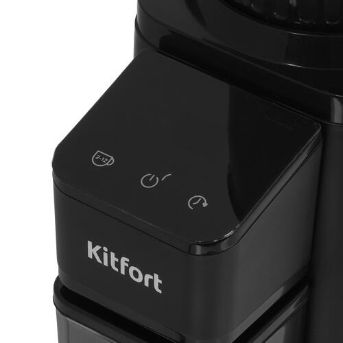 Купить Кофемолка электрическая Kitfort КТ-7432 черный  9097097. Характеристики, отзывы и цены в Донецке