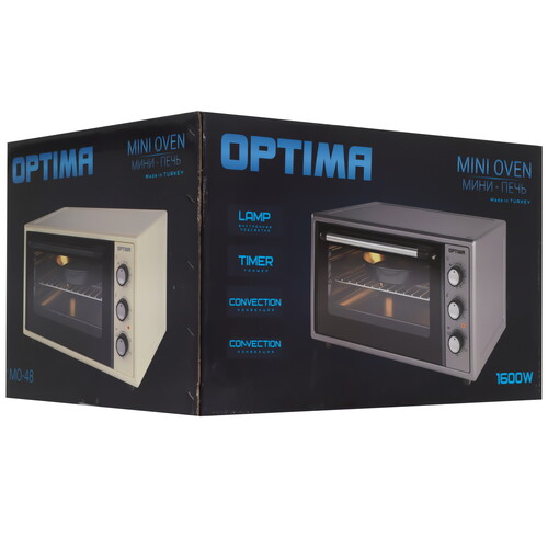 Купить Мини-печь OPTIMA MO-48B бежевый  9269533. Характеристики, отзывы и цены в Донецке
