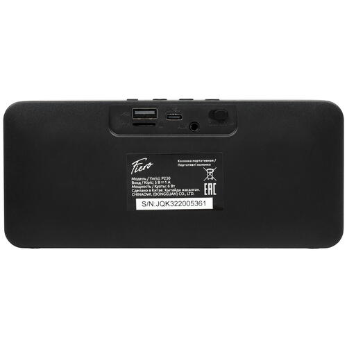Купить Портативная колонка Fiero BIG Squad P230, черный  5416940. Характеристики, отзывы и цены в Донецке