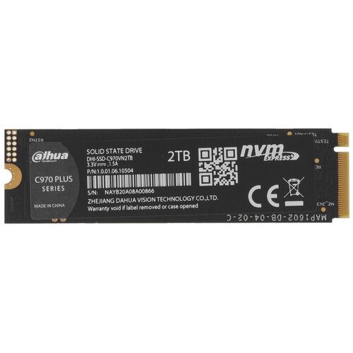 Купить 2000 ГБ M.2 NVMe накопитель Dahua C970 PLUS [1.0.01.06.10504]  9138617. Характеристики, отзывы и цены в Донецке