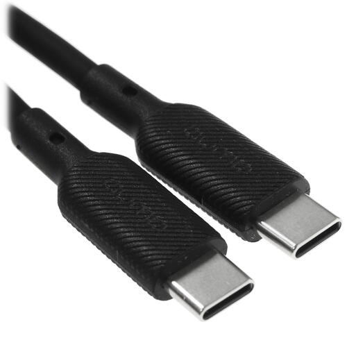 Купить Кабель круглый QUMO USB Type-C - USB Type-C черный 1 м  4850185. Характеристики, отзывы и цены в Донецке