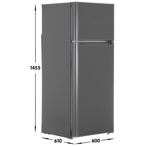 Купить Холодильник с морозильником   Indesit TIA 14 G серебристый  9183662. Характеристики, отзывы и цены в Донецке