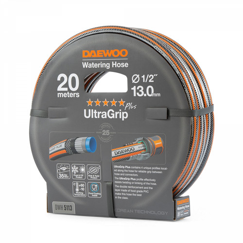 Купить Шланг поливочный Daewoo UltraGrip DWH 5113  5667179. Характеристики, отзывы и цены в Донецке