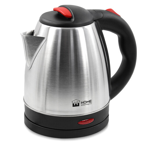 Купить Электрочайник HOME ELEMENT HE-KT197 красный рубин серебристый  9091581. Характеристики, отзывы и цены в Донецке